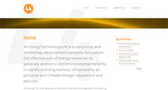 Desktop Screenshot of 44energytech.com